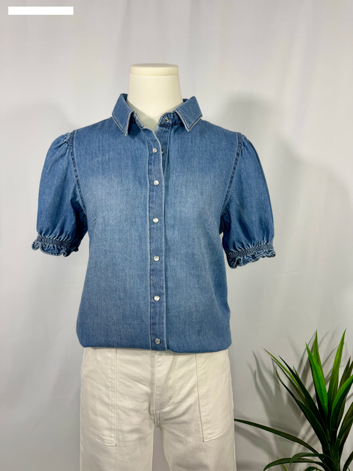 The Denim Button-Up – Women’s Layering Shirt