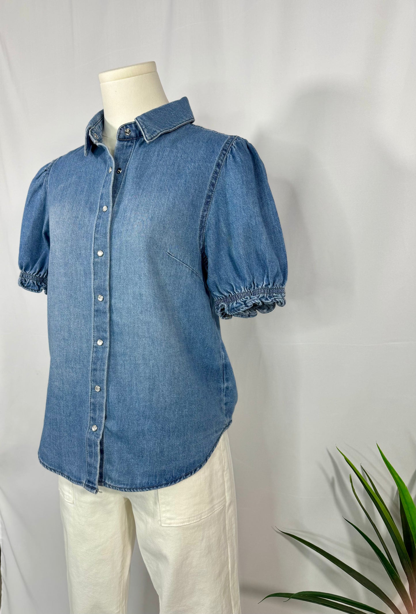 The Denim Button-Up – Women’s Layering Shirt
