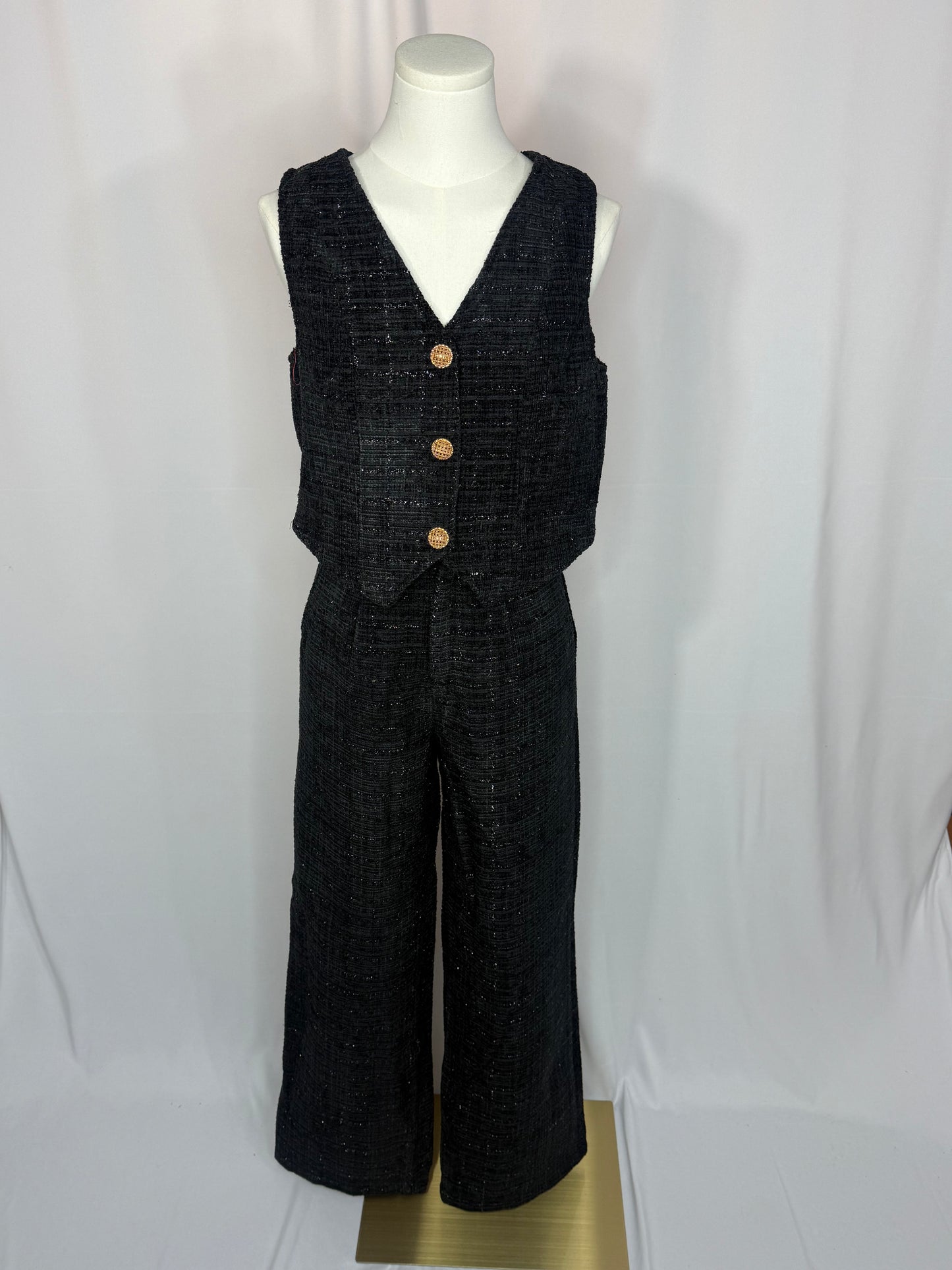 Tweed Pants Set