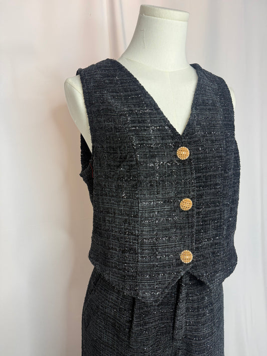 Tweed Pants Set