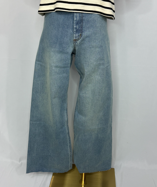 Wide Leg Light Denim